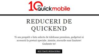Reducerile Quickmobile de weekend sunt aici! Samsung Galaxy S6 Edge Plus costă acum 2.999 lei