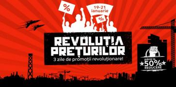 eMAG anunță o nouă ediție marca Revoluția Prețurilor; discount-uri de până la 50% în perioada 19-21 ianuarie