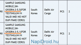 Diagonalele lui Samsung Galaxy S7 şi S7 Edge confirmate de Zauba, instituție ce se ocupă cu importurile în India