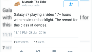 Samsung Galaxy S7 ar urma să ofere 17 ore de playback video, conform unui zvonac veteran