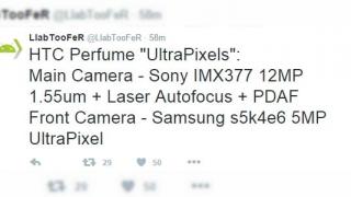 HTC One M10 (Perfume) ar putea oferi un senzor foto Sony IMX377 de 12 megapixeli cu focalizare laser
