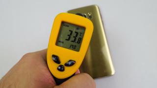 Samsung Galaxy S7 Edge, temperatura e în grafic
