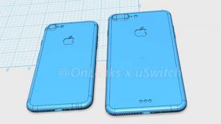 Schițele cu iPhone 7 și iPhone 7 Plus sunt transpuse într-o reprezentare video 3D