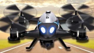 4CH Headless FPV este o dronă 2 în 1 ce se transformă în mașinuță; poate fi cumpărată pentru doar 85 dolari 