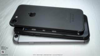 Varianta Space Black destinată lui iPhone 7 ne este prezentată în randări 3D