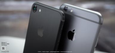 Cele patru variante de culoare pentru iPhone 7 se afișează într-o imagine; din păcate nu sunt introduse nuanțe noi