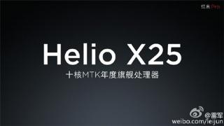 CEO-ul Xiaomi oferă un teaser pentru un viitor smartphone cu procesor Helio X25 şi ecran OLED, cel mai probabil Redmi Pro