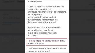 Posibil caz de phising ce implică eMAG și PayU