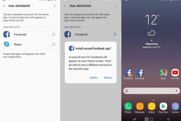 Capturi ecran Samsung Galaxy S8 Oreo (Beta)