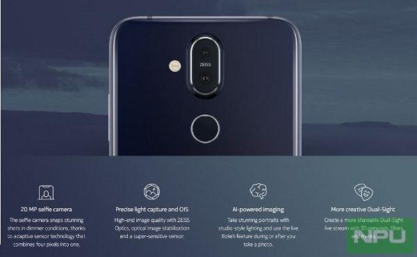 Nokia 8.1 - Imagini pagina produs