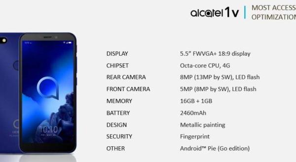 Lineup Alcatel MWC 2019