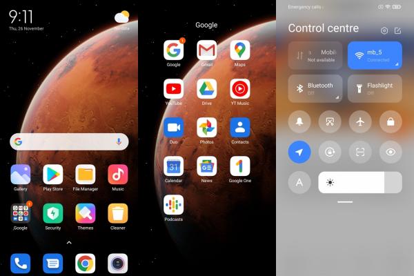Galerie capturi de ecran Xiaomi Mi 10T 5G (Screenshots intefață grafică)