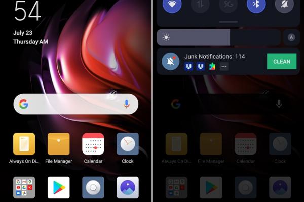 Galerie capturi de ecran Nubia Red Magic 5G (Screenshots intefață grafică)