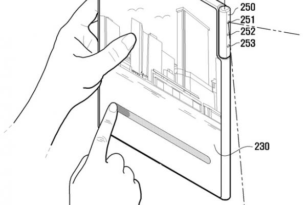 Samsung Galaxy Fold - Brevet cameră rotativă