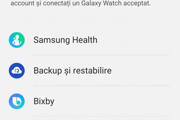 Samsung Galaxy Watch4 Classic 46mm - Capturi ecran Samsung Health/Galaxy Wearable