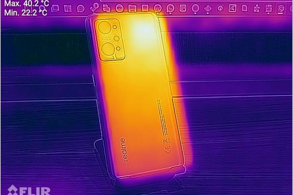 Test termic realme GT Neo2