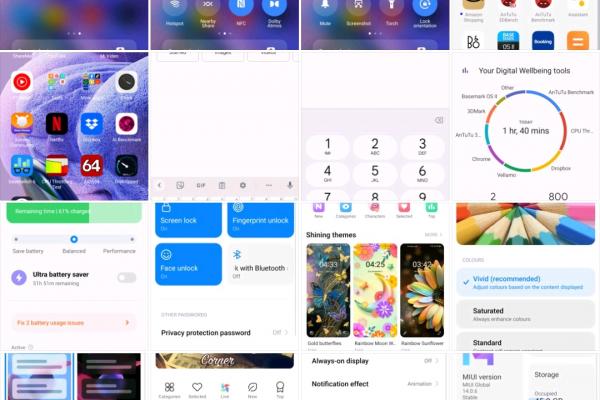 Screenshots interfață grafică Redmi Note 12 Pro+ 5G