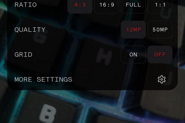 Nothing Phone (2) - Capturi UI Cameră