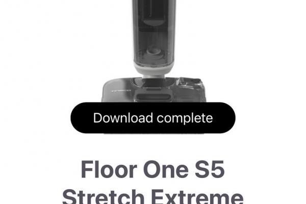 Tineco Floor One S5 Stretch Extreme - App