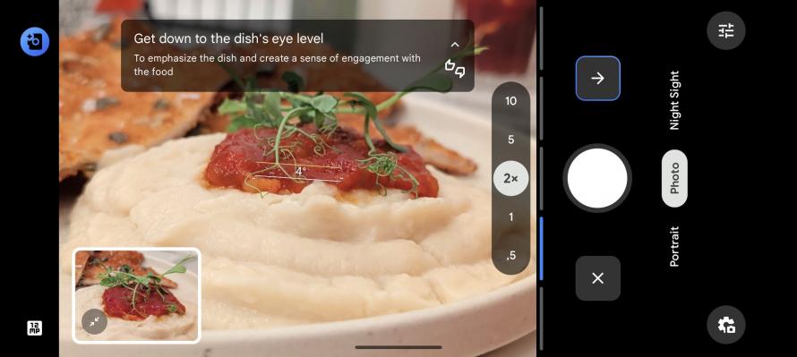 Google Pixel 10 Pro XL - Camera Coach (UI)