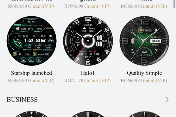 HUAWEI Watch Ultimate 2 - Screenshots aplicație telefon