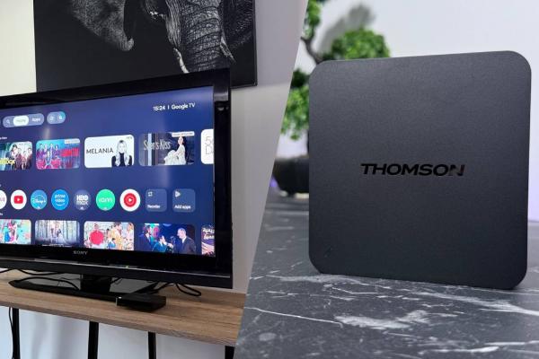 Prezentare Thomson Streaming Box 245 (4K): Upgrade serios pentru smart TV-ul din sufrageria ta, cu Google TV și conectivitate completă