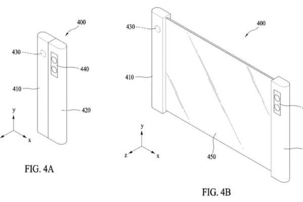 Smartphone cu ecran rulabil - Brevet Samsung