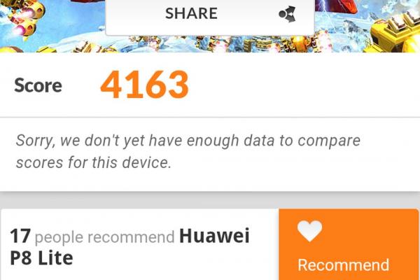 Huawei P8 Lite - Benchmark-uri