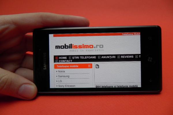 Samsung I8700 Omnia 7 - Galerie foto Mobilissimo.ro