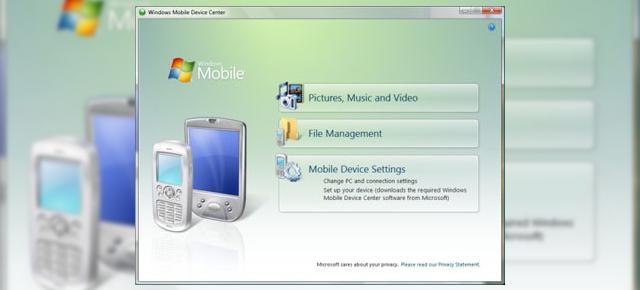 Microsoft lanseaza Windows Mobile Device Center 6.1 pentru Windows Vista