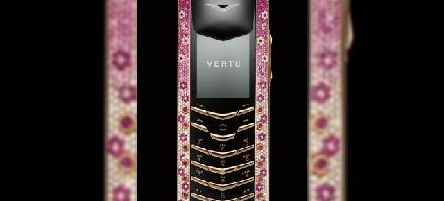 Vertu Pink Diamond - telefonul cu diamante
