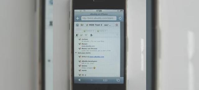eBuddy, instant messenger pentru iPhone