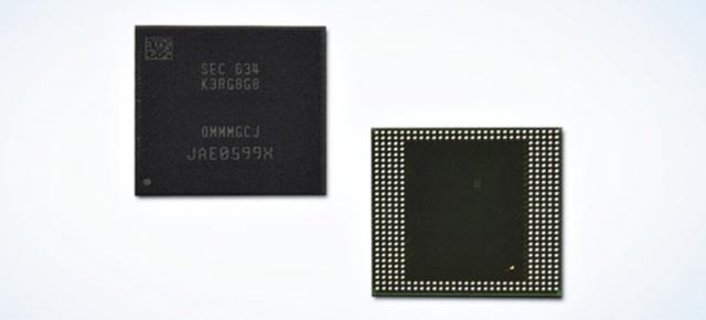 Samsung lansează module de 8 GB RAM LPDDR4 pentru terminalele mobile