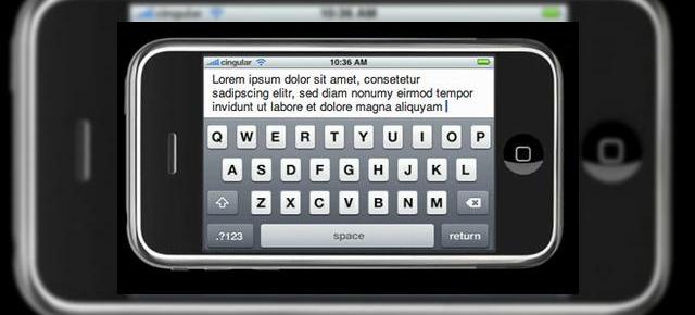Tastatura lui iPhone, prea lenta!