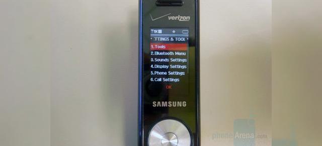 Samsung U470 prins in actiune