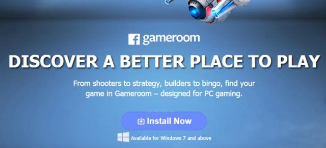 Facebook anunţă propriul serviciu de gaming în stil Steam, sub numele de Gameroom (descărcați de aici)!