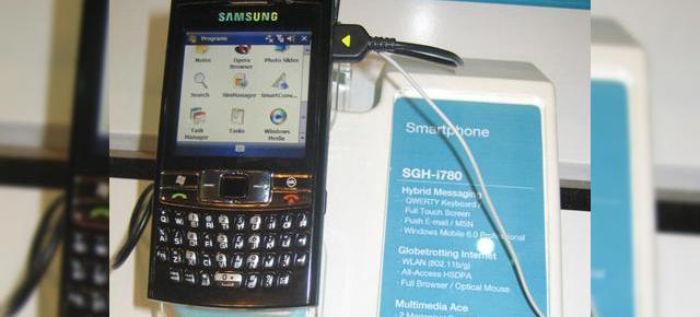 Samsung prezinta modelul i780, posibilul urmas al lui BlackJack