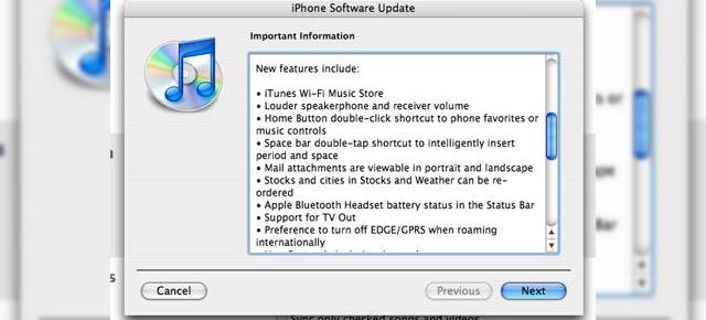 Probleme pentru hackerii lui iPhone, updateul blocheaza softurile third-party