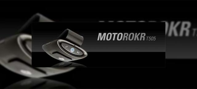 Motorola lanseaza ROKR T505, difuzorul Bluetooth pentru masina