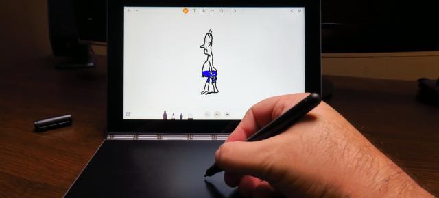 Lenovo Yoga Book: Baterie peste aşteptări, mai ales pentru o asemenea talie silfidă