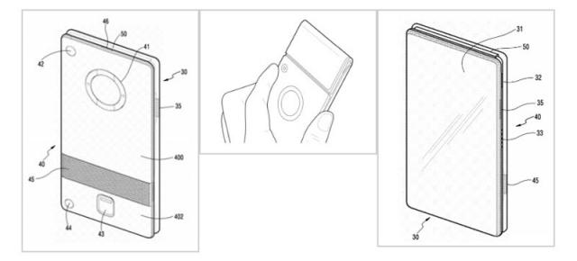  Un nou brevet Samsung prezintă şi o fotografie cu un terminal Galaxy flexibil, nu doar schiţe; O cameră modulară apare în schemă!