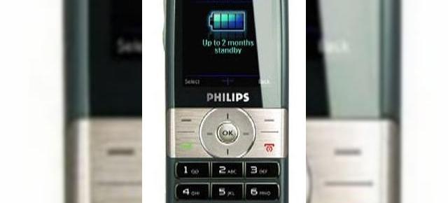 Telefonul Philips Xenium 9@9 "te tine" multe ore