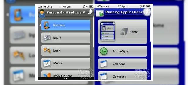 Interfata iPhone pe Windows Mobile (video)