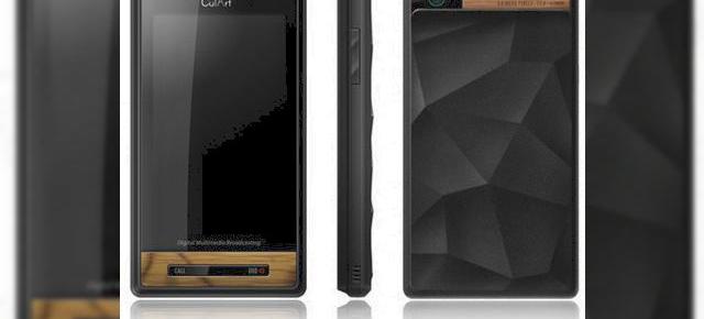 Un nou telefon concept fabricat din lemn