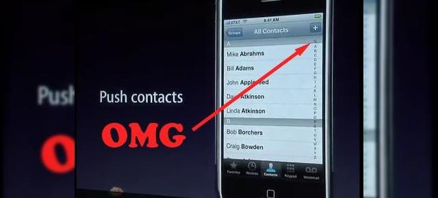 Cautare de contacte pe iPhone in firmware-ul 2.0?