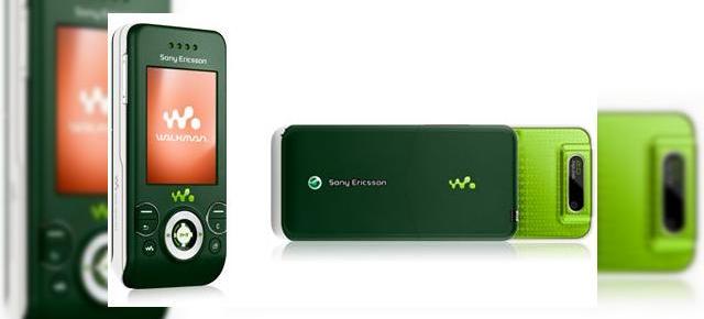 Sony Ericsson W580i, acum in varianta de culoare verde "jungla"
