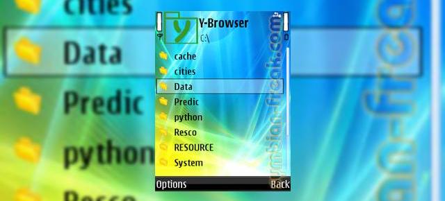 Y-Browser 0.88, cel mai bun file manager pentru Symbian, acum disponibil