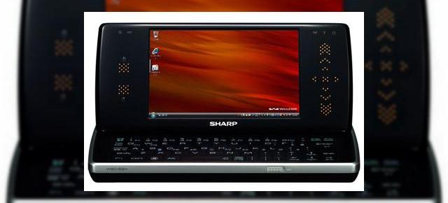 Noul UMPC D4, bazat pe Vista si Intel Atom, prezentat de Sharp si Willcom