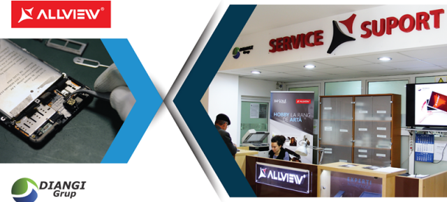 Allview împreună cu partenerul său autorizat Diangi Grup, anunță măsuri de îmbunătățire pentru produsele care ajung în service