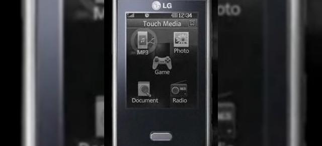 Telefonul LG Secret KF750, "frate" cu Chocolate si Shine